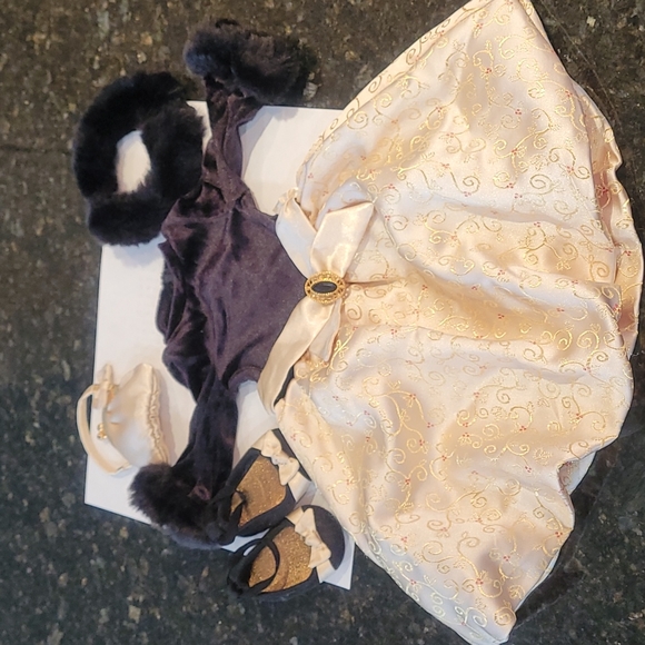 American Girl Midnight Holly Outfit, Dress, Shoes, HTF Purse - Picture 1 of 9